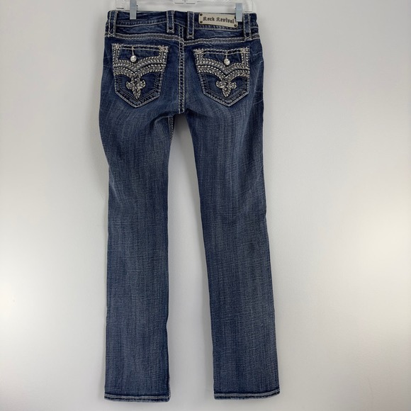 Rock Revival dark wash straight leg jeans - Picture 2 of 12